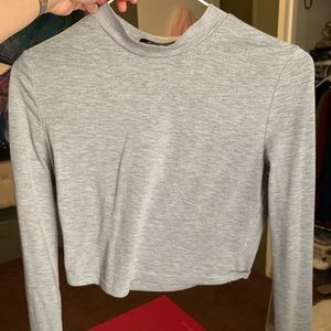 Grey turtleneck -ish long sleeve